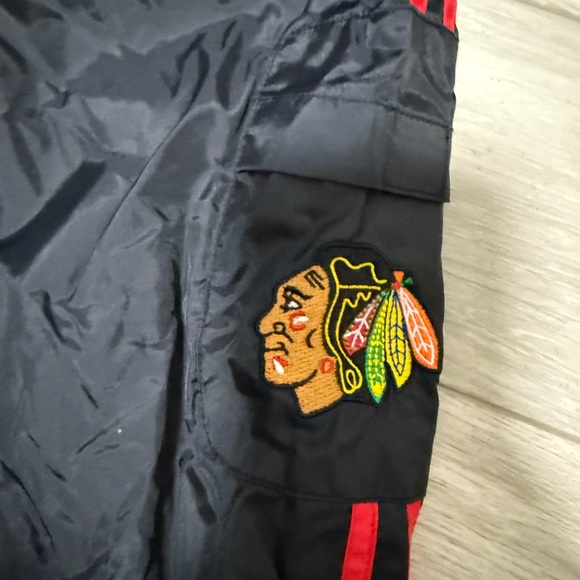 Vintage Coolest Kids NHL Set Blackhawks Size 4T 2Piece Sweater&Windbreaker Pants - Picture 8 of 9